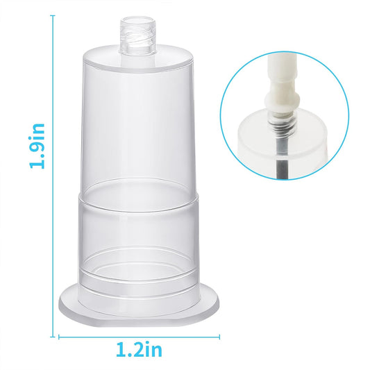 100-Count Needle Holders, Clear, for Safeguard Training and Practice, Medical Plastic Accessories